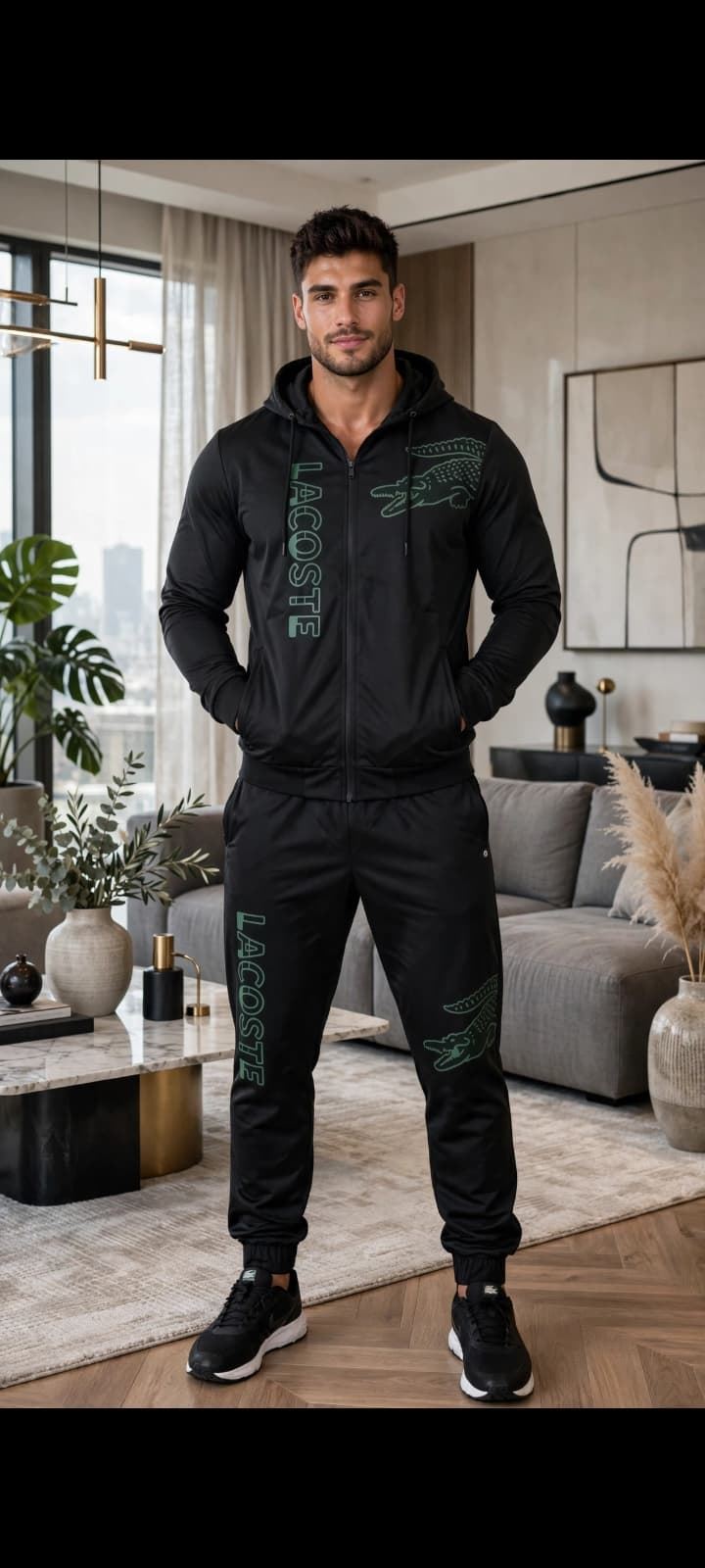 Chándal Lacoste cocodrilo estampado - Imagen 2
