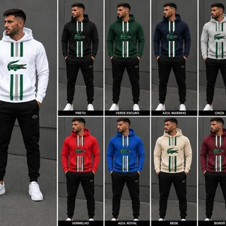 Chándal Lacoste con líneas verticales - Imagen 1