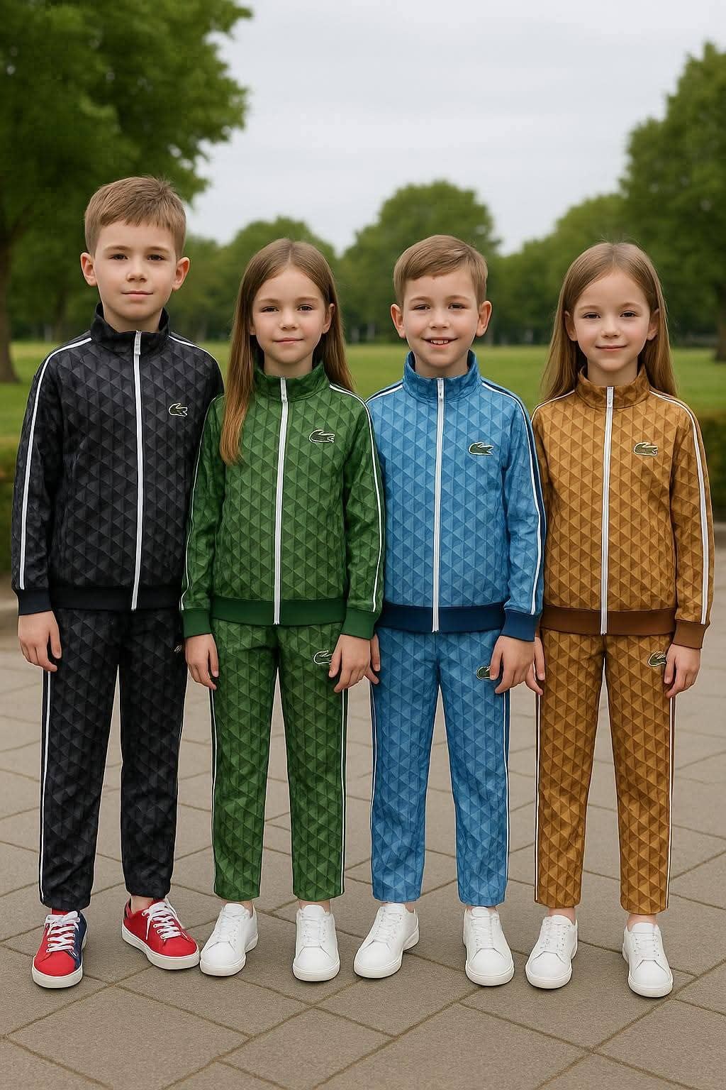 Chándal Lacoste estampado niños - Imagen 1