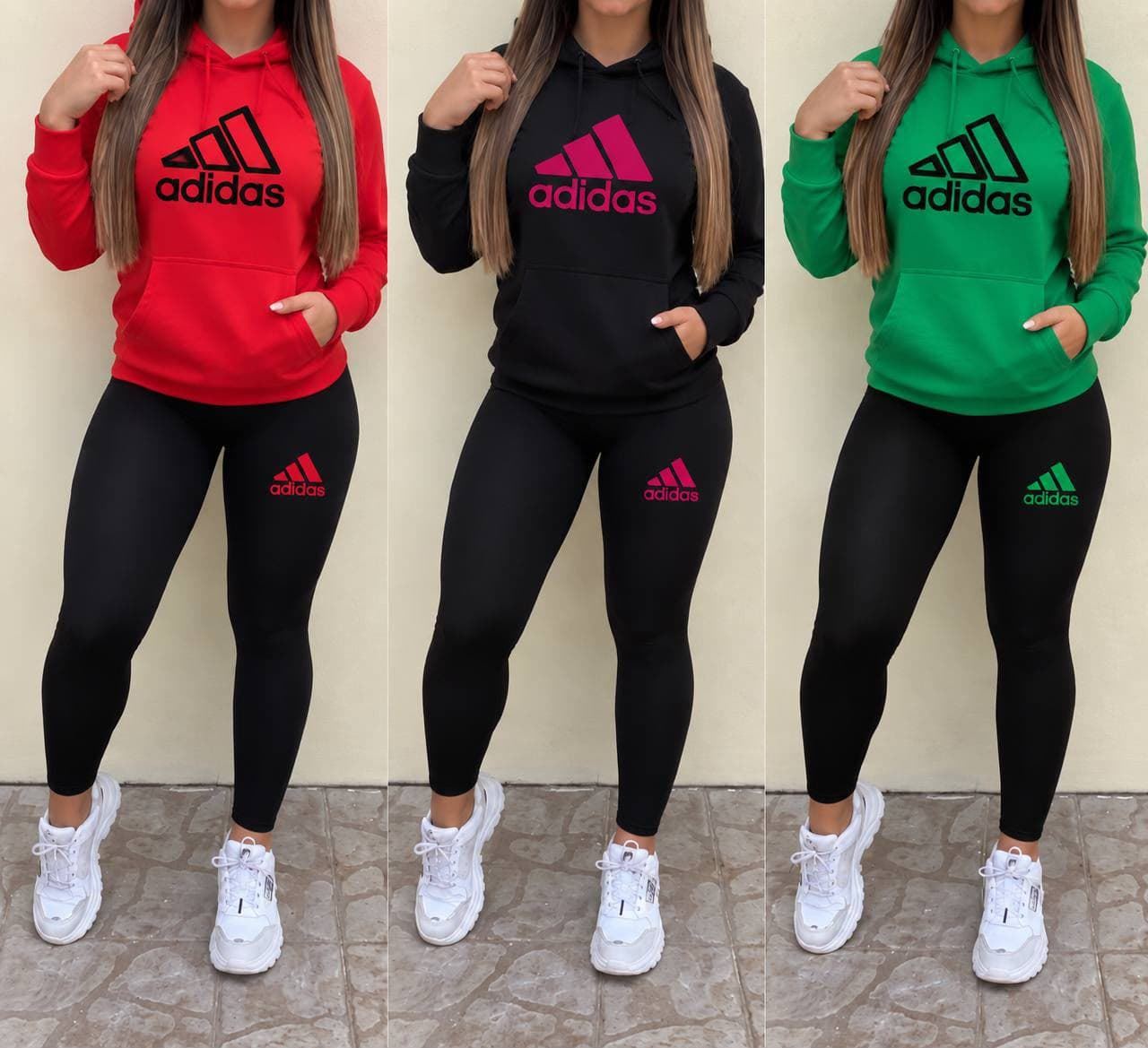 Chándal mujer Adidas con leggins - Imagen 2