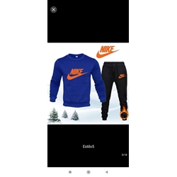 Chándal Nike logo naranja - Imagen 2