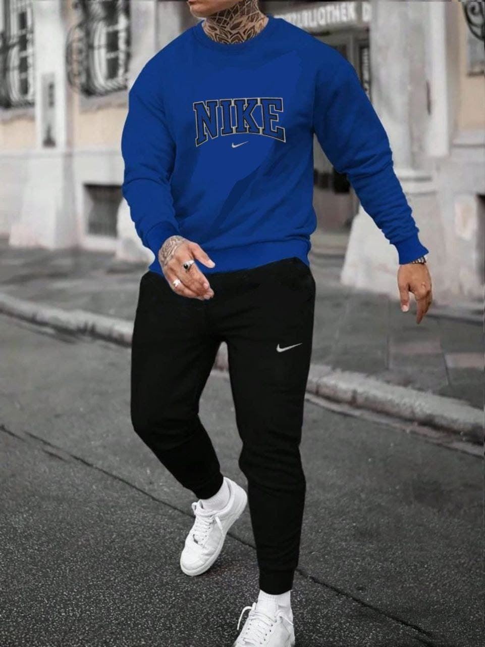 Ropa Deportiva Conjunto Nike Azul Hombre Ropa Urbana Conjuntos De