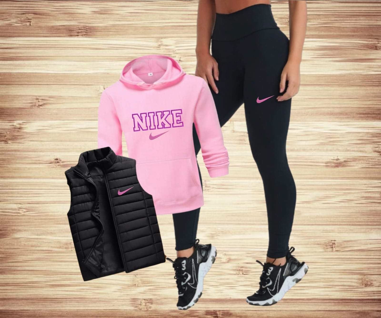 Chándal Nike y chaleco mujer - Imagen 1