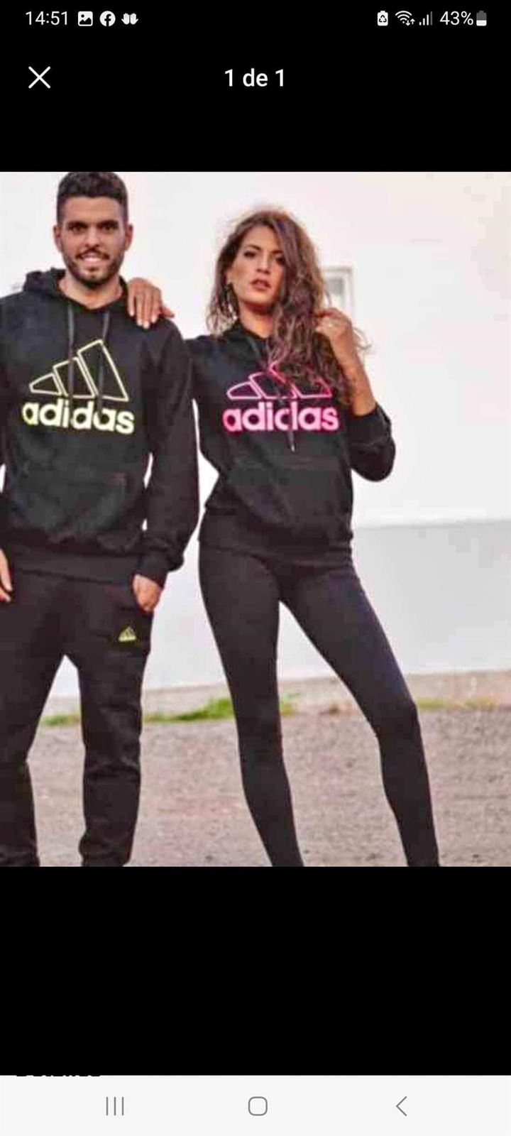 Chándal para parejas Adidas - Imagen 1