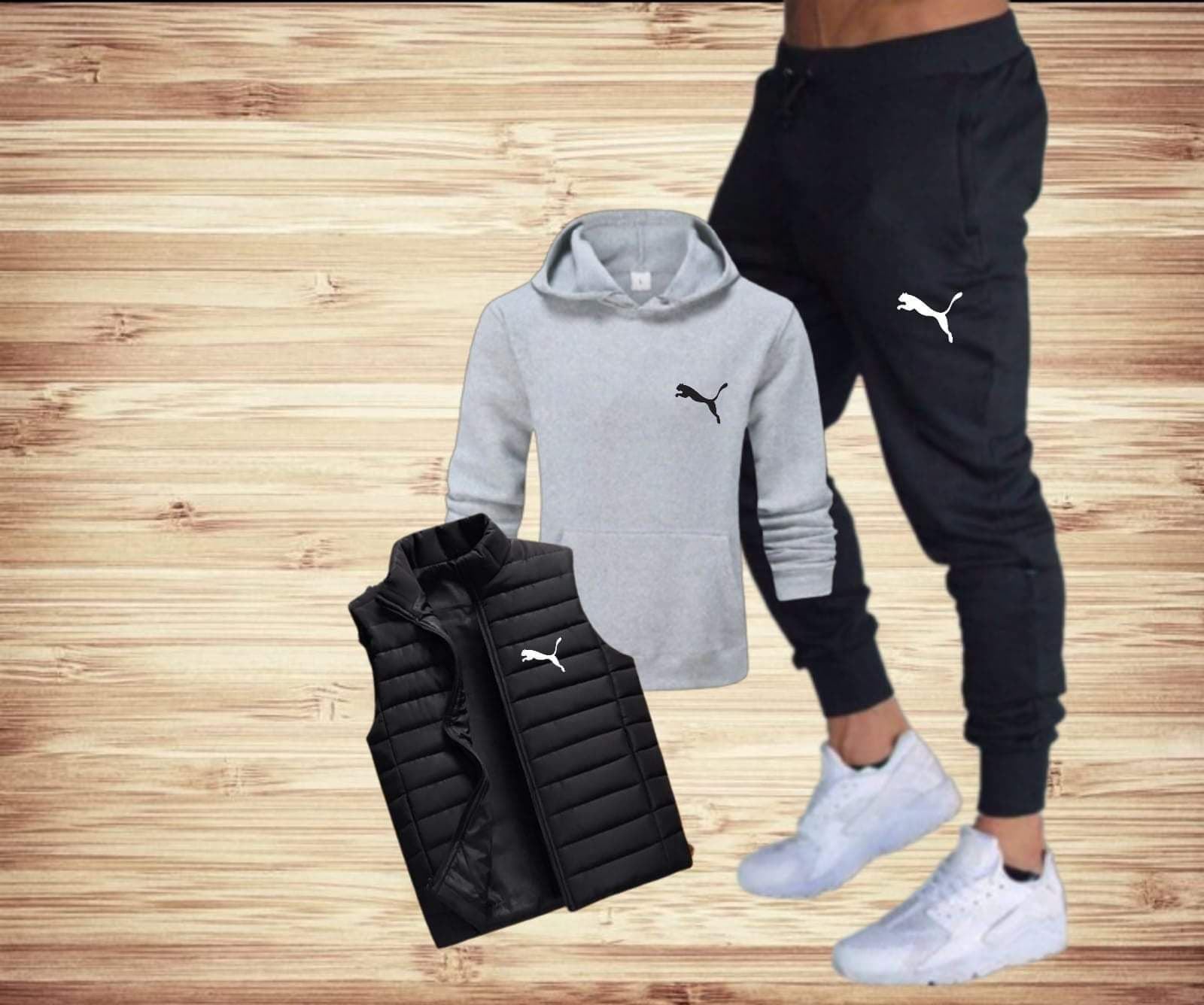 Chándal Puma y chaleco tres piezas - Imagen 1