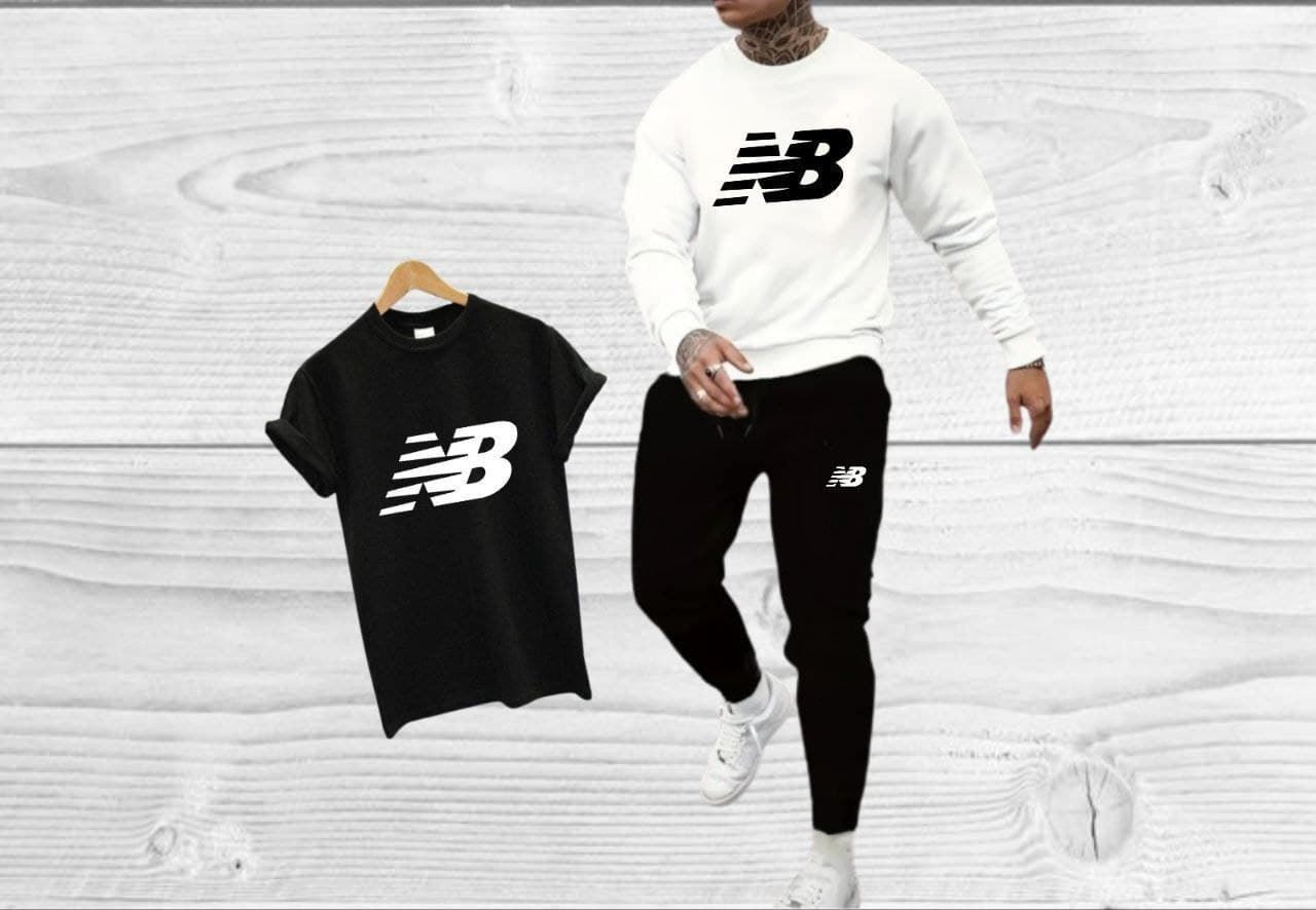 Chándal y camiseta New balance tres piezas - Imagen 1