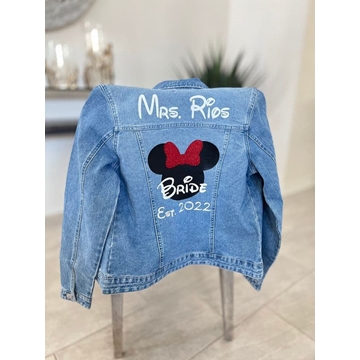 Chaqueta vaquera personalizada Minnie Mousse - Imagen 1