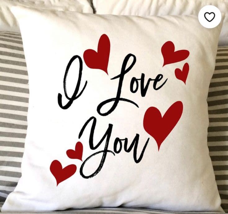 Cojín personalizado calendario San Valentín - Imagen 1