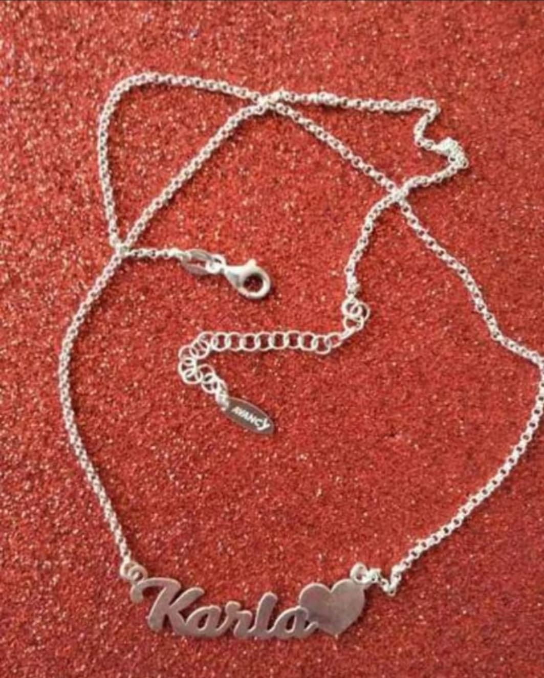 Colgante con nombre personalizado plata - Imagen 5