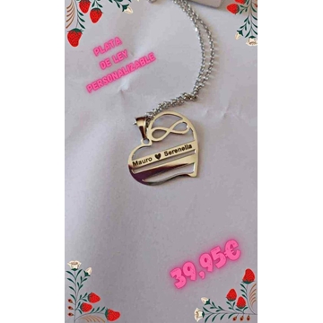 Colgante corazón infinito - Imagen 1