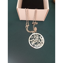 Colgante tetragramaton de acero - Imagen 1