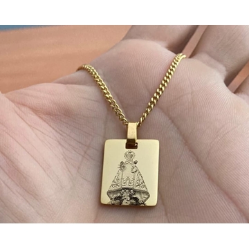 Colgante virgen Covadonga de Asturias - Imagen 1