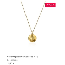 Colgante Virgen del Carmen - Imagen 1