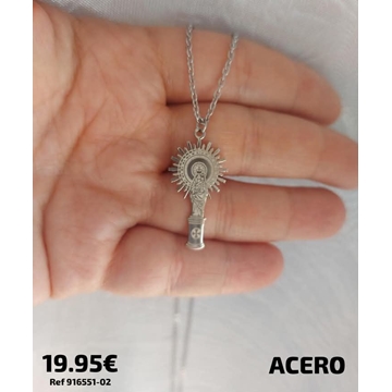 Colgante virgen del Pilar - Imagen 1