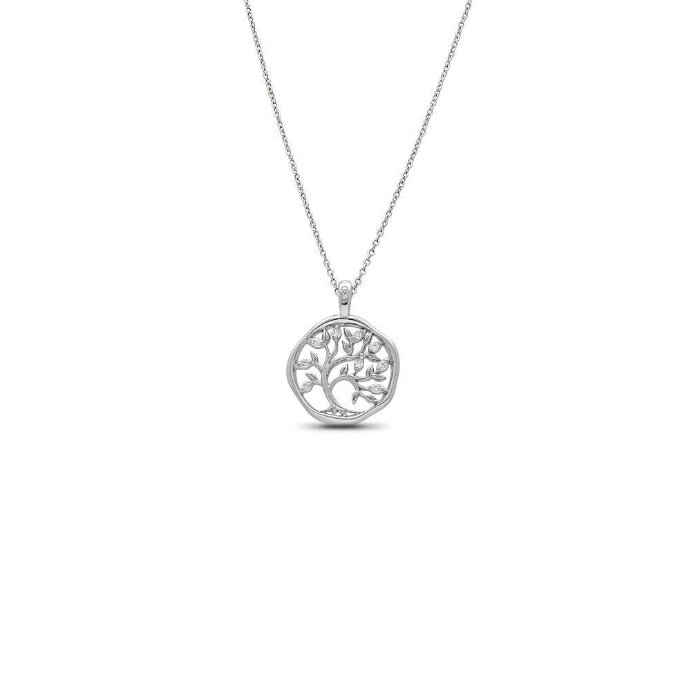 Collar árbol de la vida céltico plata de ley - Imagen 1