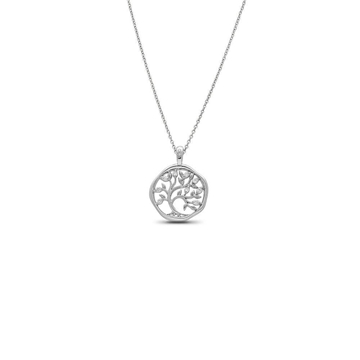 Collar árbol de la vida céltico plata de ley - Imagen 1