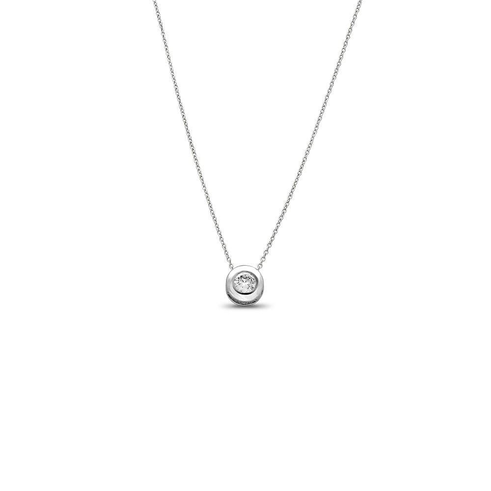 Collar chatón con circonita Plata - Imagen 1