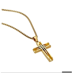 Collar cruz dimensión acero - Imagen 2