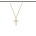 Collar cruz perlas y circonitas - Imagen 1