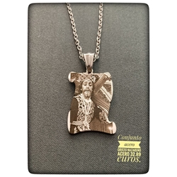 Collar Fotograbado Cristo nazareno - Imagen 1