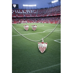 Collar Futbol S.D Sevilla plata de primera ley - Imagen 1
