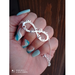 Collar infinito personalizado - Imagen 1