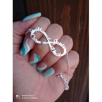 Collar infinito personalizado - Imagen 1