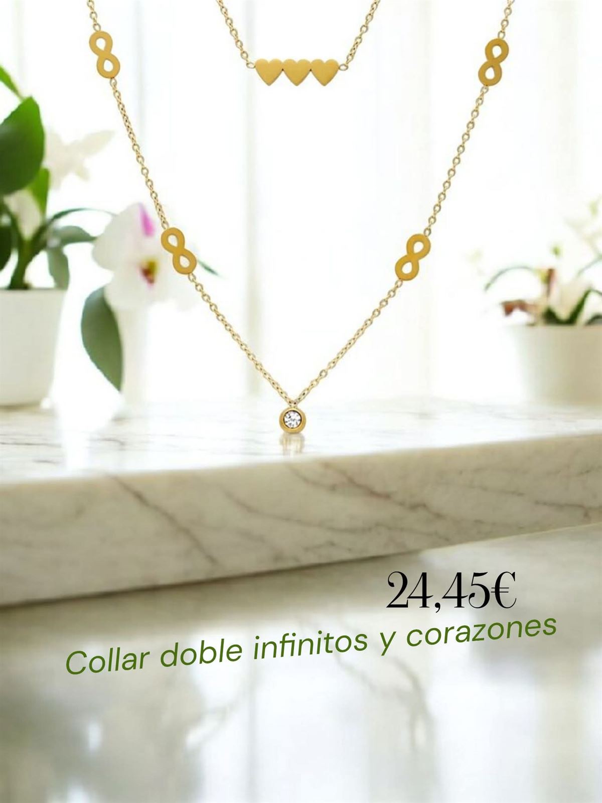 Collar Infinity  style acero - Imagen 1