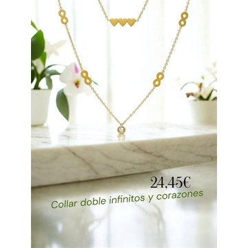 Collar Infinity  style acero - Imagen 1