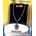 Collar inicial de plata - Imagen 1