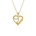 Collar mamá doble corazón plata - Imagen 2