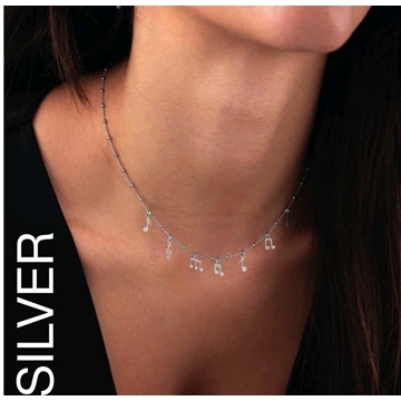 Collar notas musicales Avancy - Imagen 1
