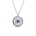 Collar ojo turco facet acero antialérgico - Imagen 1