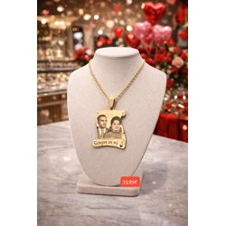 Collar pergamino con fotograbado acero - Imagen 2