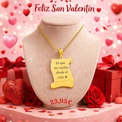 Collar pergamino personalizado acero - Imagen 1