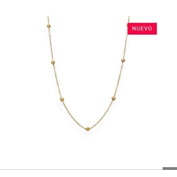 Collar saturno acero - Imagen 1