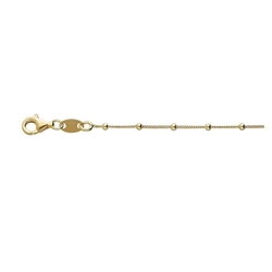 Collar saturno  bolas intercaladas plata Avancy - Imagen 2
