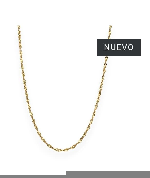 Collar Singapur acero - Imagen 1