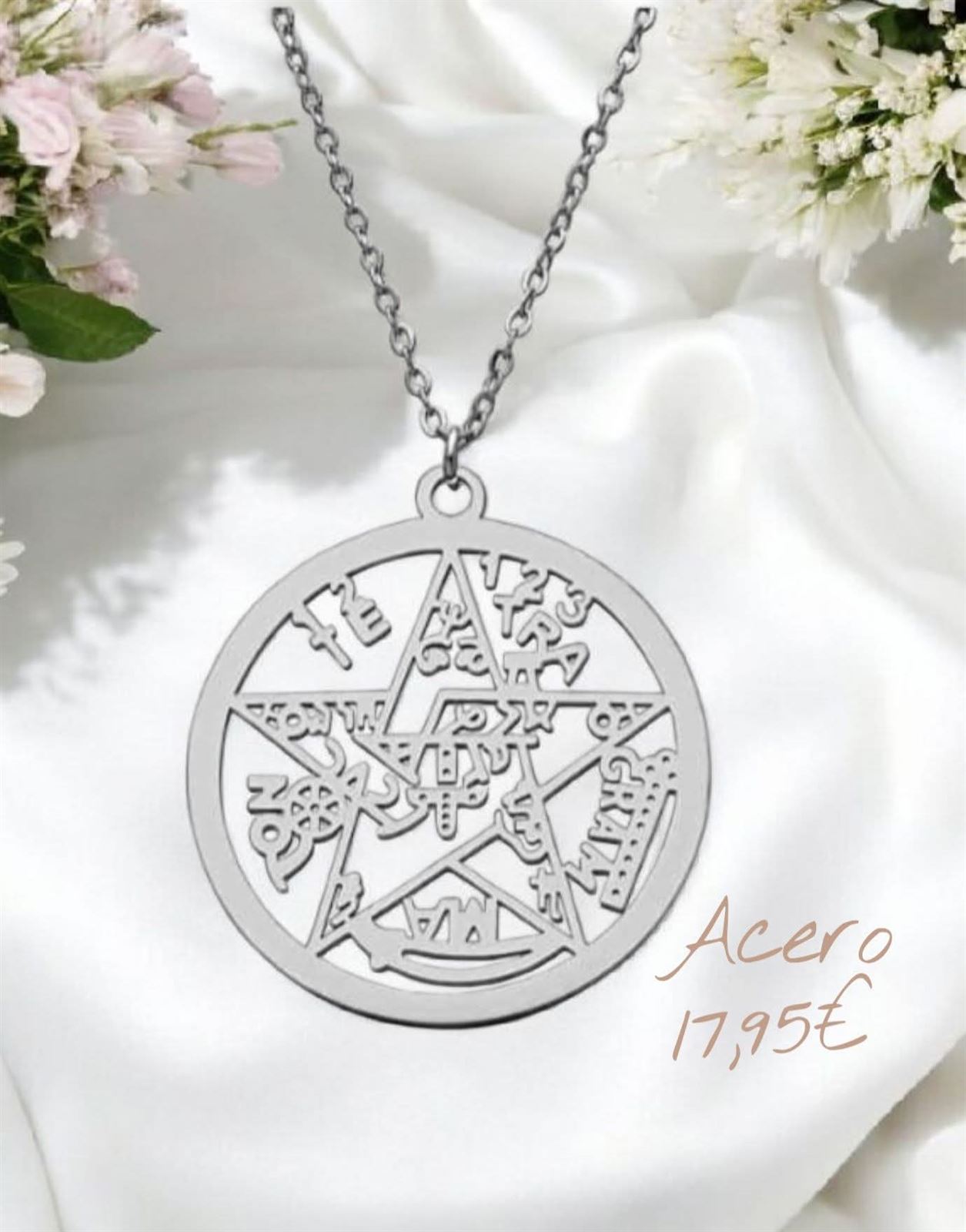 Collar Tetragrámaton acero - Imagen 1