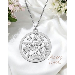 Collar Tetragrámaton acero - Imagen 1