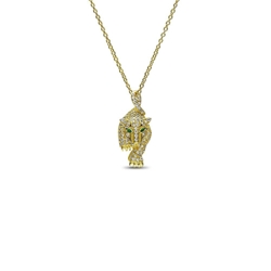 Collar tigre felino luxury Plata - Imagen 2