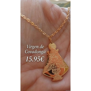 Collar Virgen Covadonga Asturias La Santina - Imagen 1
