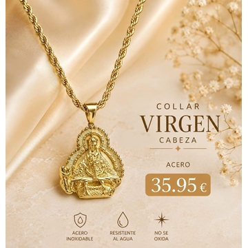 Collar virgen de la cabeza - Imagen 1
