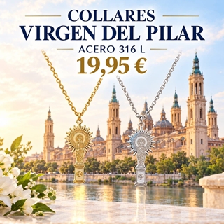 Collar virgen del Pilar - Imagen 1