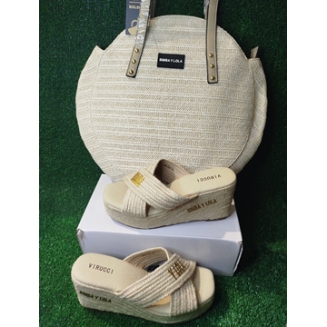 Combo  de bolso y sandalias cruzadas Bimba y Lola - Imagen 1