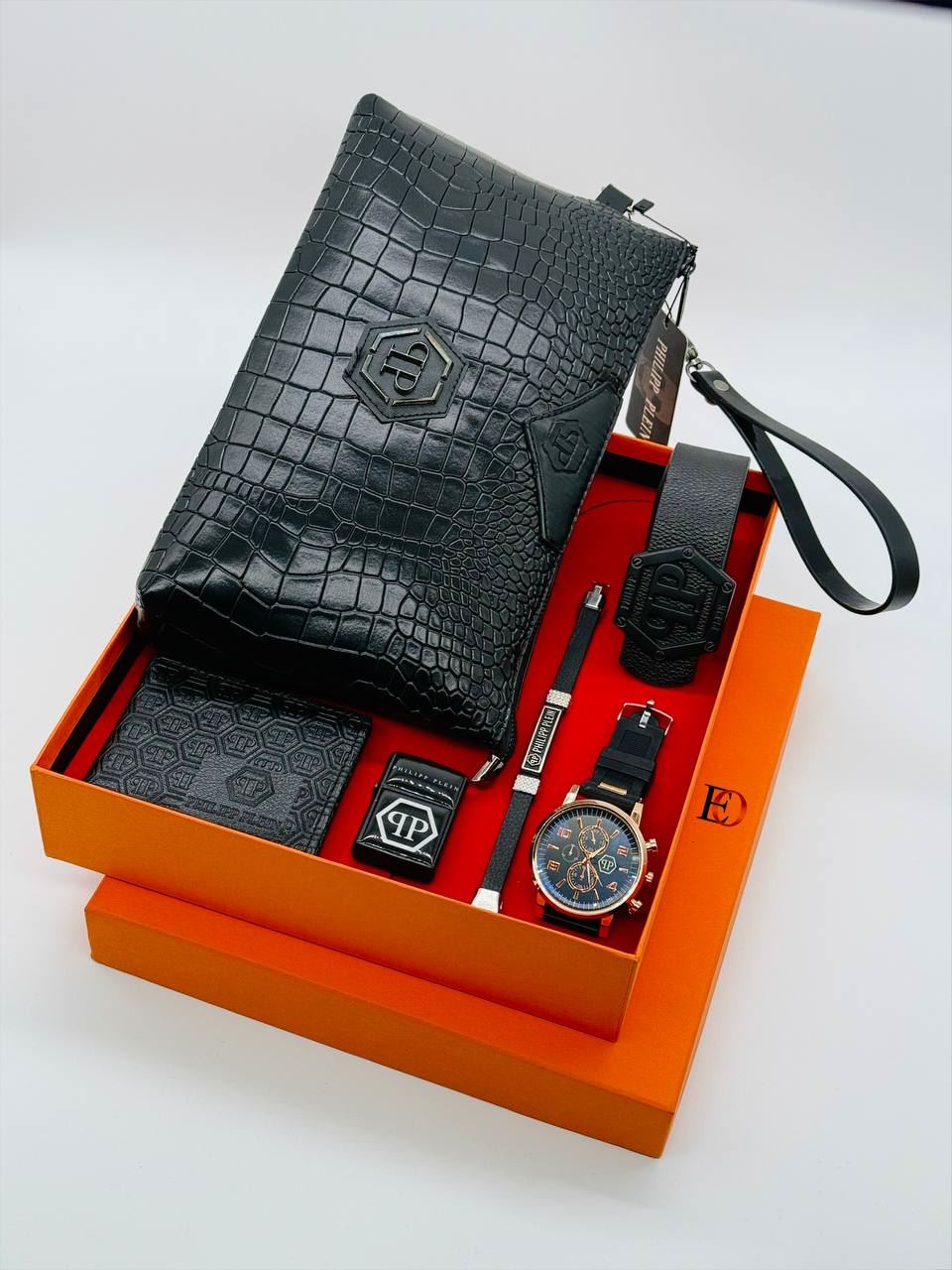 Conjunto accesorios reloj y neceser Philipp Phlein - Imagen 2