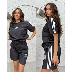 Conjunto Adidas estampado leopardo - Imagen 2