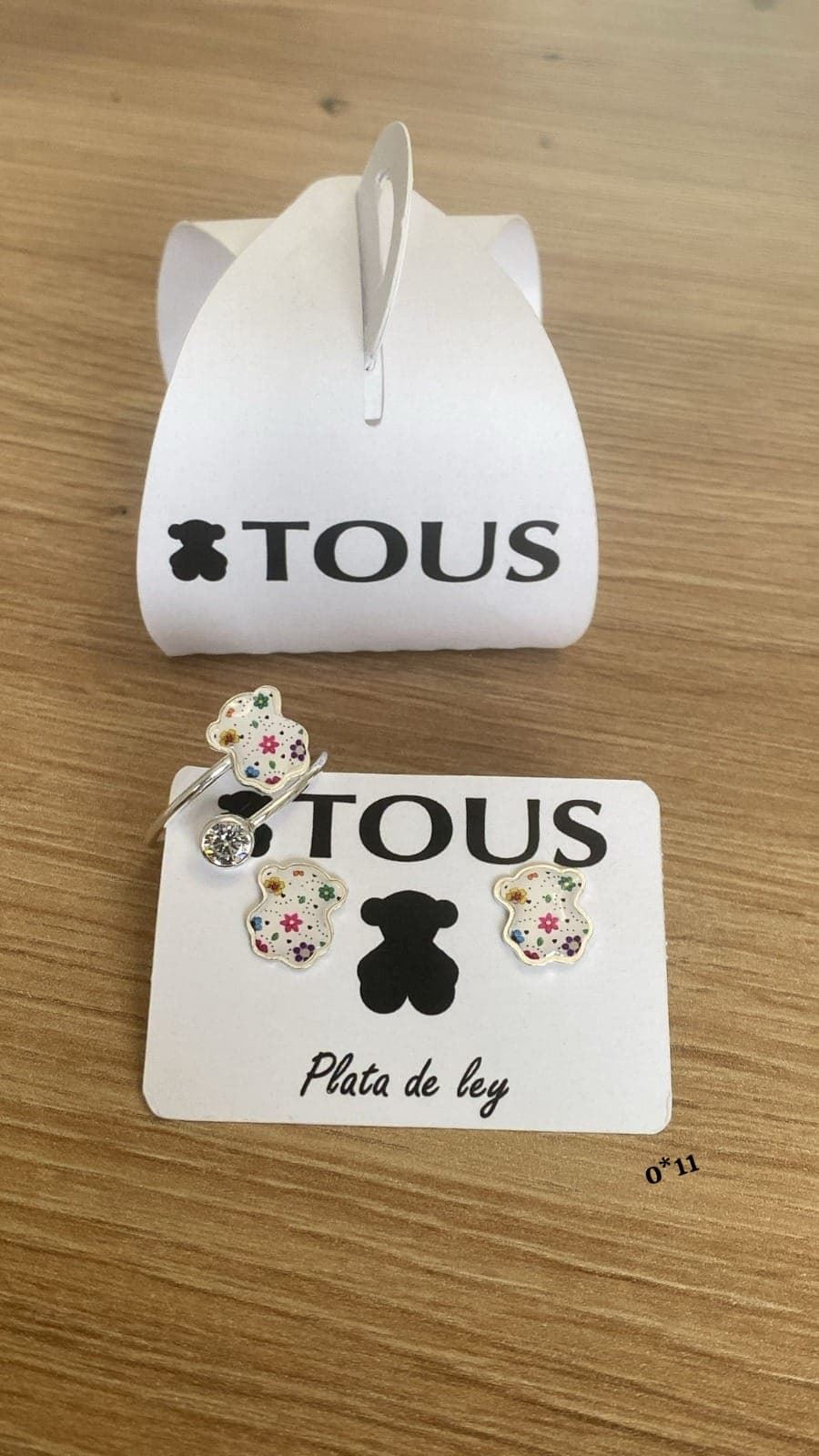 Conjunto anillo adaptable y pendientes Tous - Imagen 2