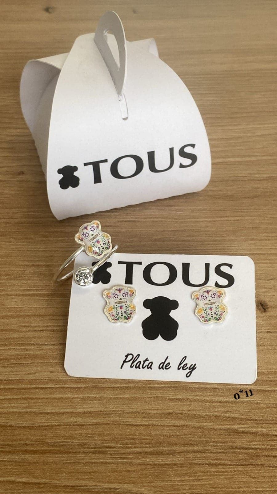 Conjunto anillo adaptable y pendientes Tous - Imagen 3