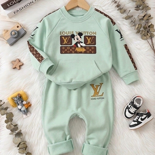 Conjunto bebé Louis Vuitton Mickey - Imagen 1